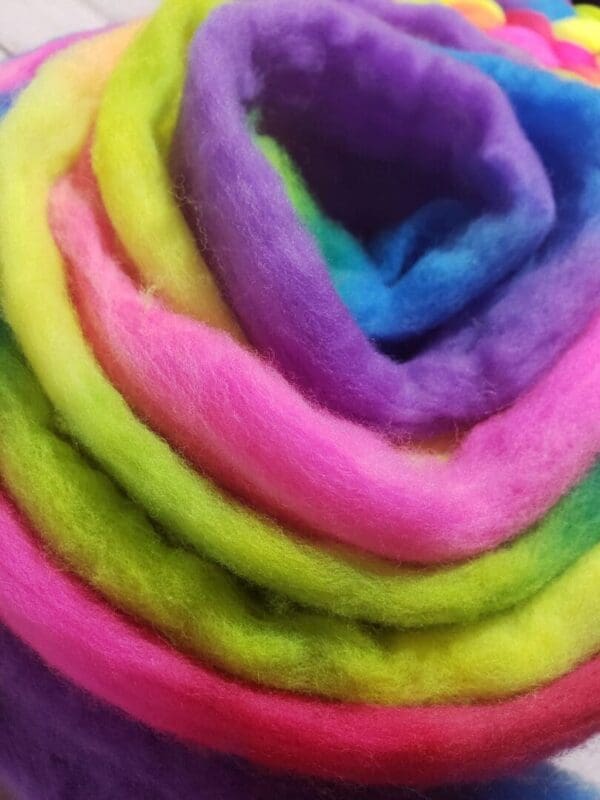 Righteous Rainbow ~ American Rambouillet Combed Top