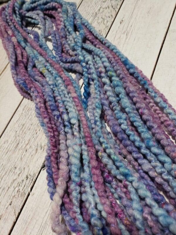 Ellen Loves Purple #2 – Merino/Silk Handspun Yarn