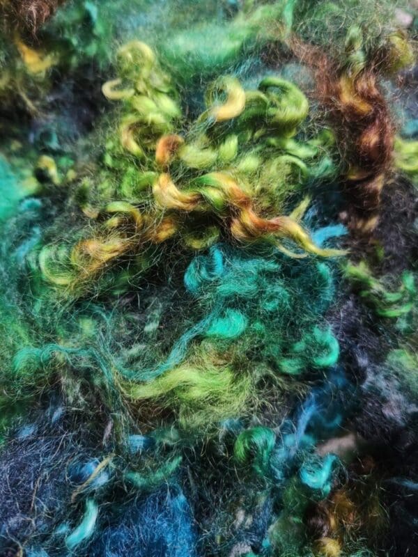 Mineral Springs - Hand-Dyed Teeswater Fleece/Locks